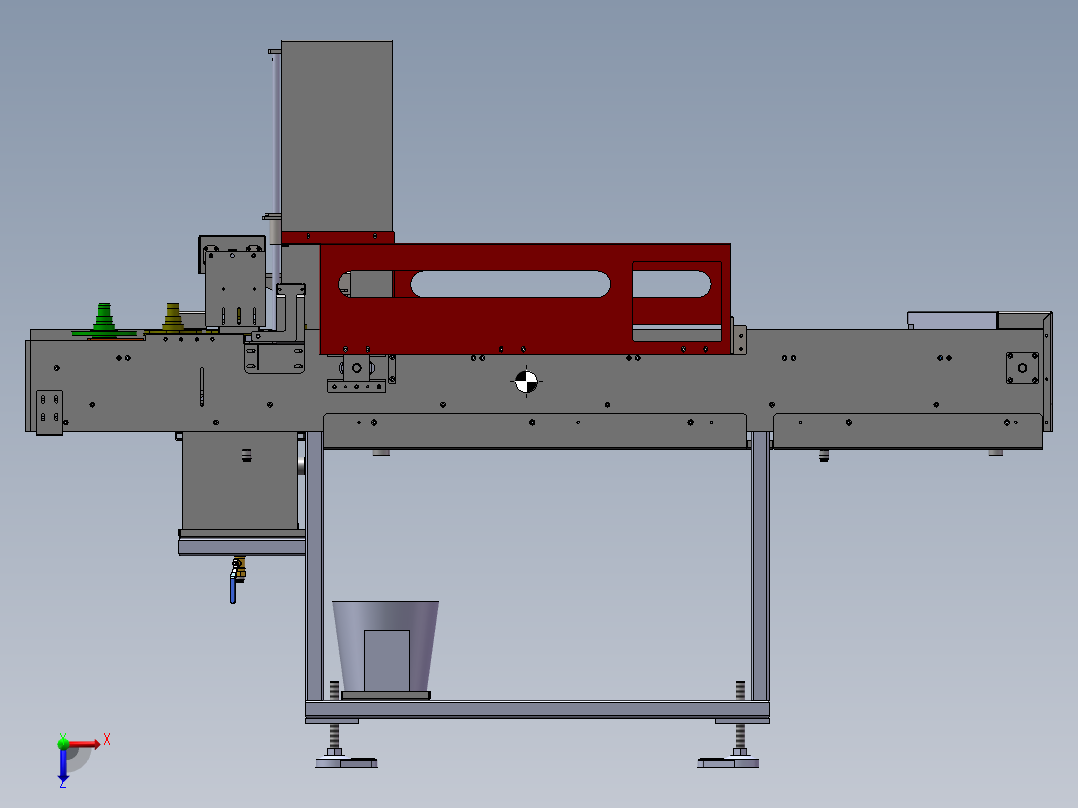 LXYC-BOSS涂油收料机俯视图