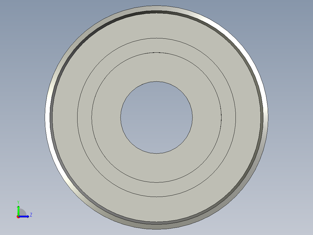 C-12-003-023主轴有挡边带轮_30齿左视图