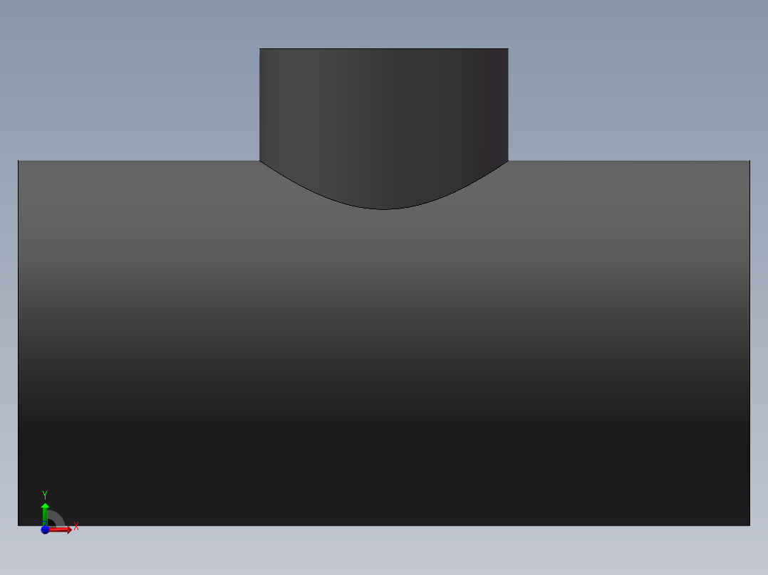 UPVC_RTEE_DN150_80前视图