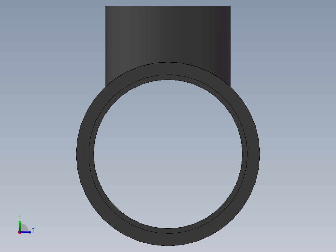 UPVC_RTEE_DN150_80左视图