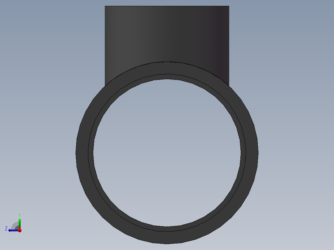 UPVC_RTEE_DN150_80右视图