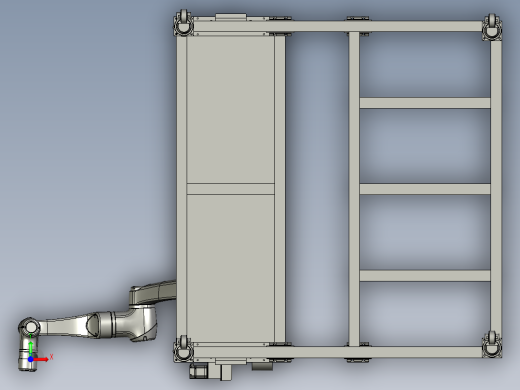 互动式机器人用移动底座前视缩略图