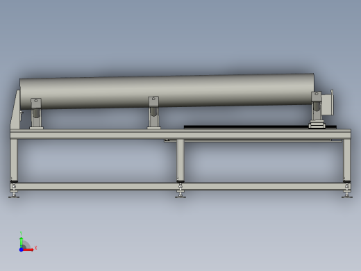筒形件通用喷漆支撑装置前视缩略图