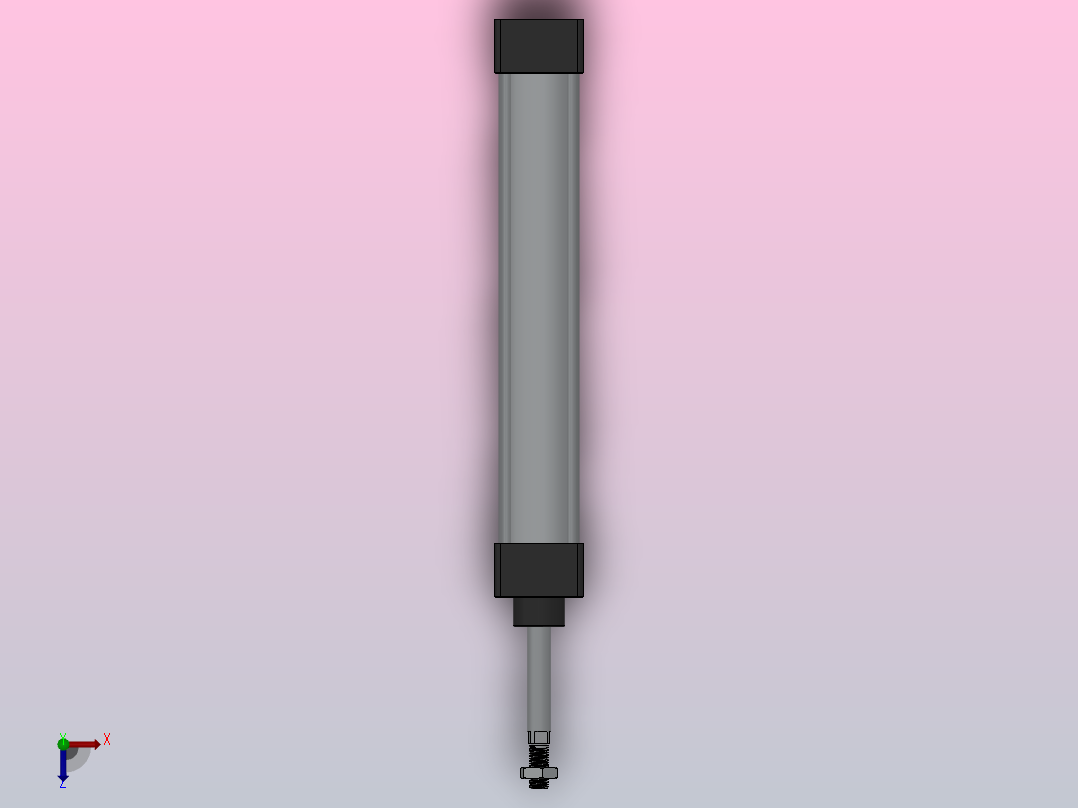 SC气缸SC标准气缸系列SC-32X250-S俯视图