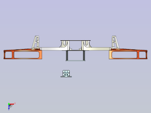 无人机框架设计模型俯视缩略图