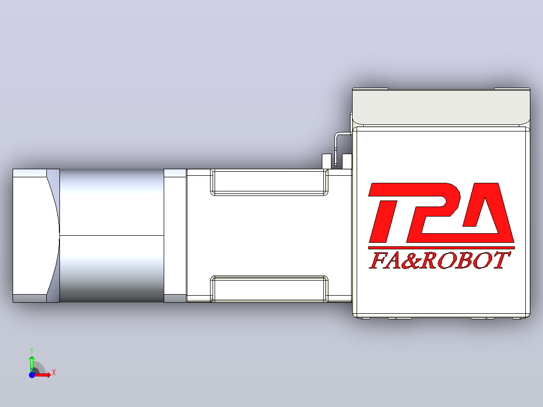 伺服电机集成皮带传动直线执行器TPA-OCB-80-140-L3050-DL-J60-N3前视图