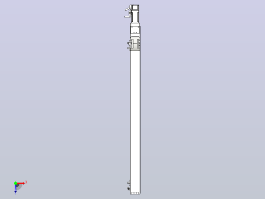 无尘螺杆滑台KCH5M-700-BC-100W-C4俯视缩略图