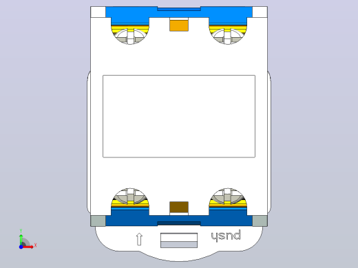 LAY39B-□BND按钮三维模型202204前视缩略图