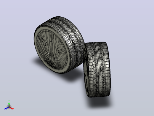 AMG车轮3D最大值正等轴测缩略图