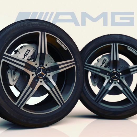 AMG车轮3D最大值缩略图