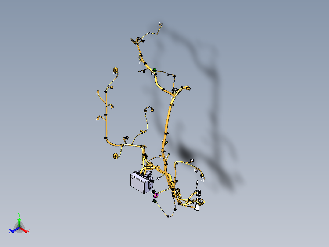 FNA4011003_前舱线束装置主视图