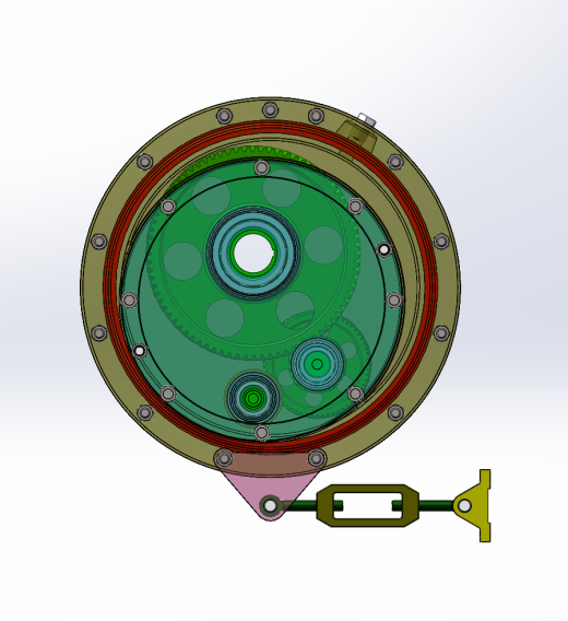 二级轴装式圆柱齿轮减速器设计（SW+CAD）缩略图