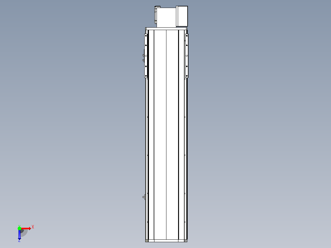 MTB22M标准皮带滑台[MTB22M-L40-750-LD-P75-C3]俯视图