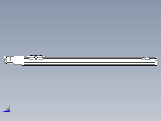 滚珠丝杠直线轴内置导轨TPA-GCR-80-1610C-L800-M-M20-N3右视缩略图