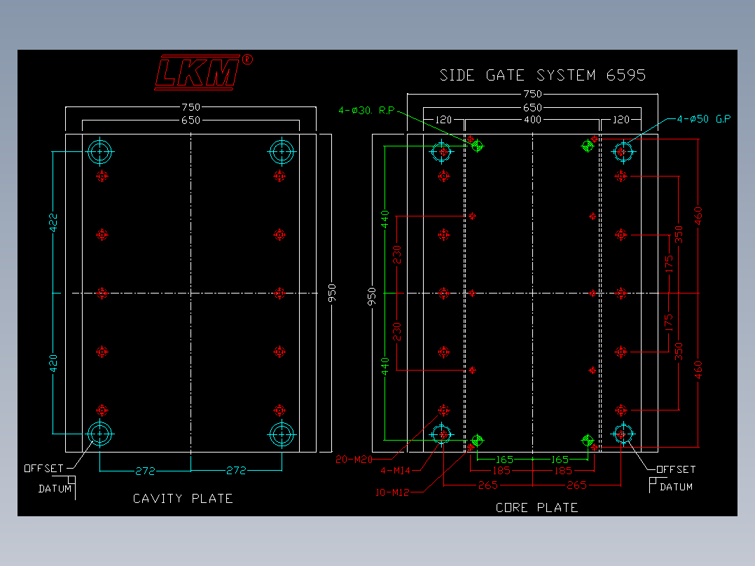 龙记模架之大水口 _CAD图纸_二维图纸