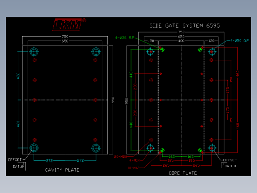 龙记模架之大水口 _CAD图纸_二维图纸