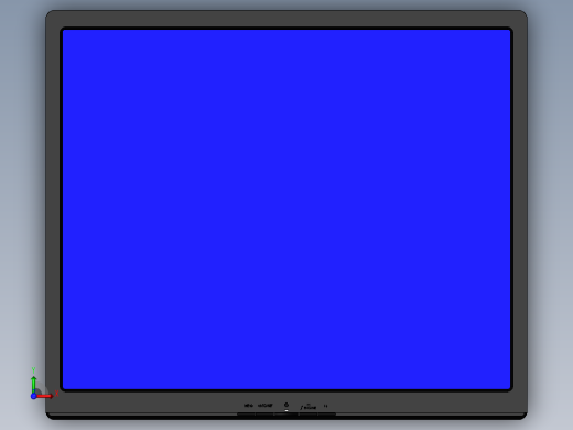 solidworks LG液晶显示屏前视缩略图