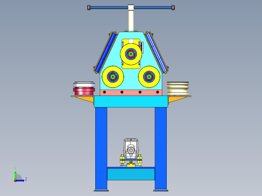 滚动弯曲机左视缩略图
