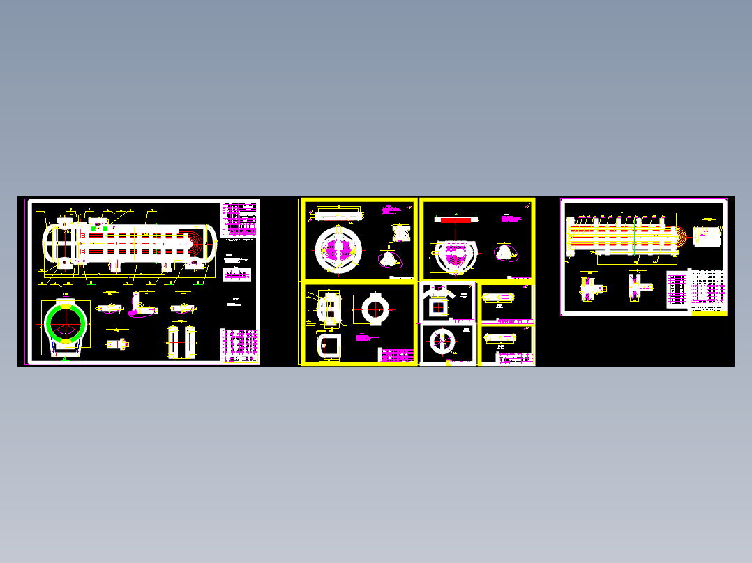 流量为280th U形管式冷却器