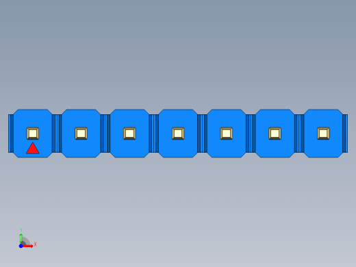 彩色公头100mil（2.54mm）系列-DS1021_blue_1x07p_100mil_Type5_rev1.0前视缩略图