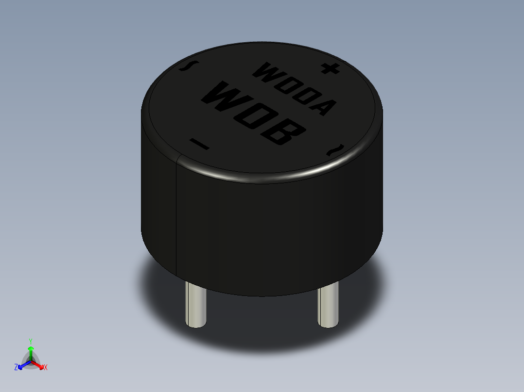 桥式整流器-WOB正等轴测图