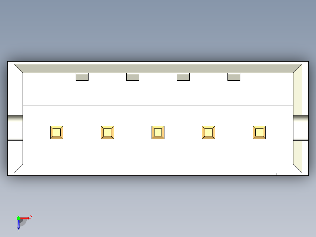 JST-B5B-PH-K-S俯视图