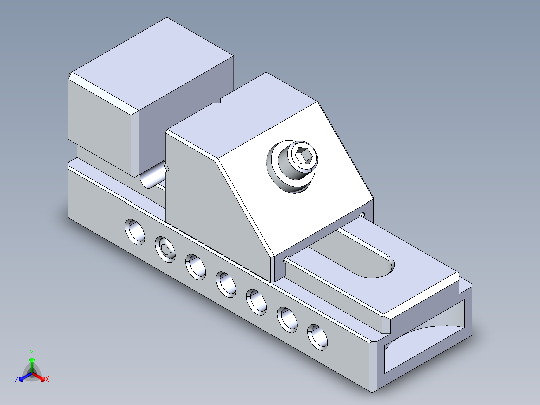 精密刀具制造商虎钳-PTV 2-3-1.25-6.STEP正等轴测图