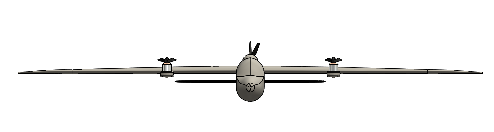 固定翼垂直起降无人机模型