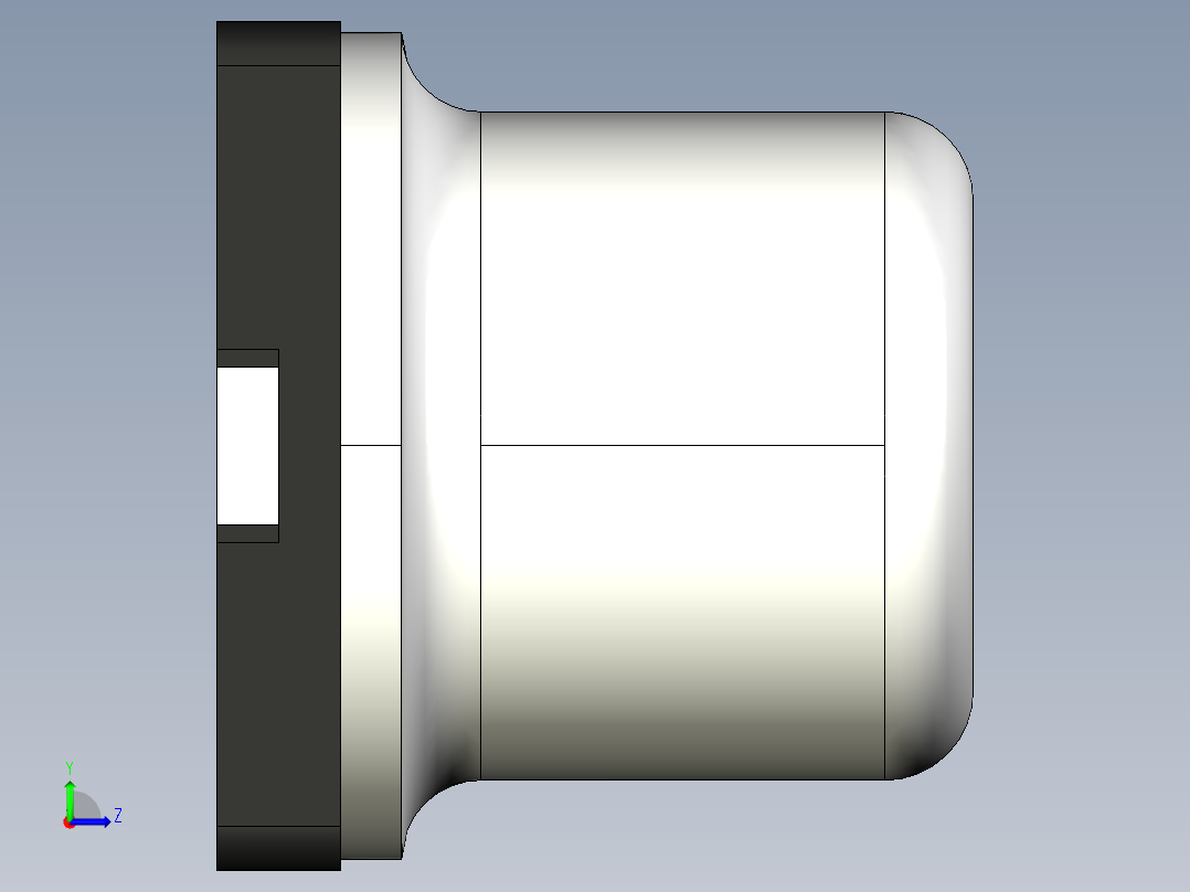 贴片石英晶体HC-49左视图