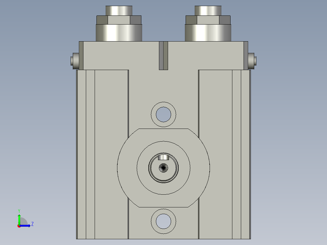 旋转气爪PRC30-90左视图