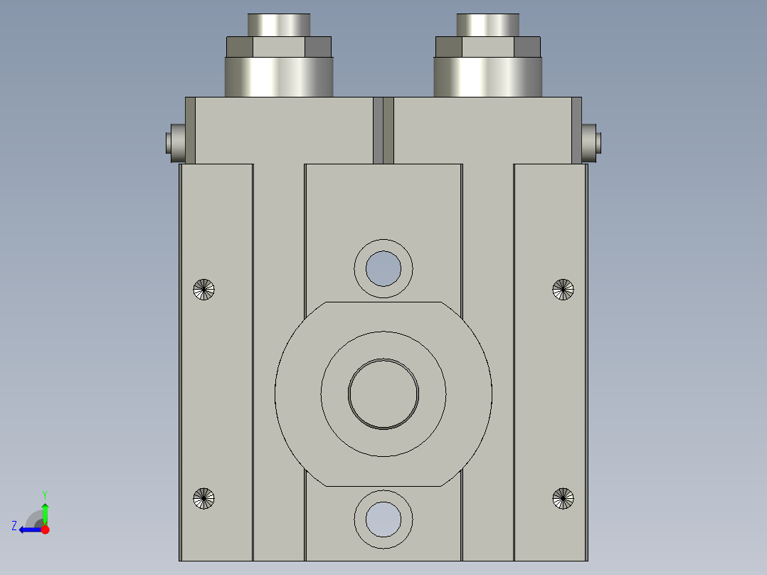 旋转气爪PRC30-90右视图