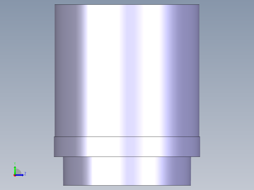 [PVC]封闭耦合 Closure Coupling左视图