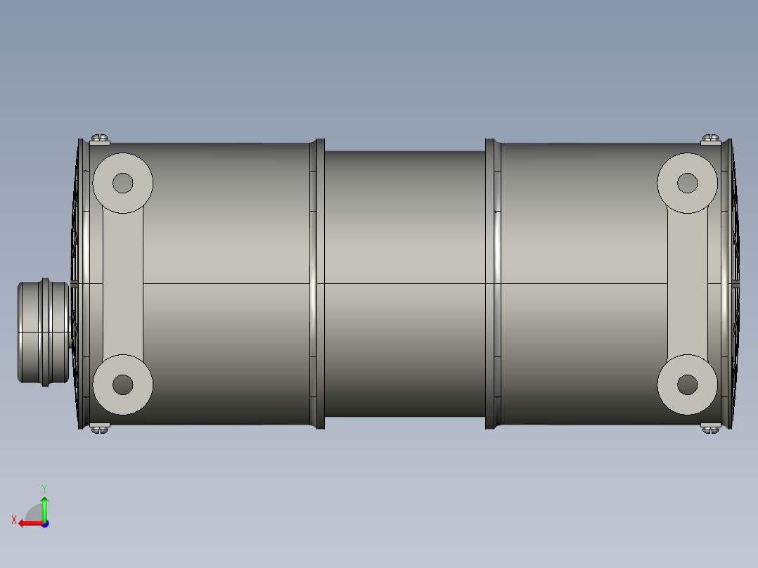 牙科压缩机--stp后视图