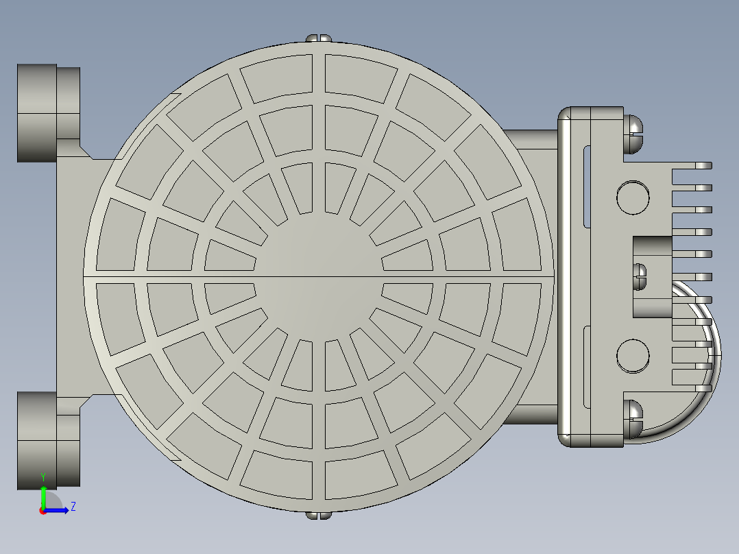 牙科压缩机--stp左视图