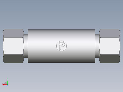 卡套式工业通用硬管接头EO_Weld_bulkhead_fitting_ESV12L后视缩略图