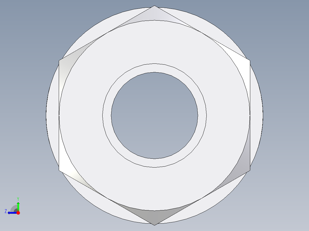 卡套式工业通用硬管接头EO_Weld_bulkhead_fitting_ESV12L右视图
