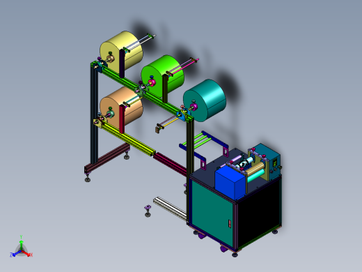 超声波布料压标滚切机