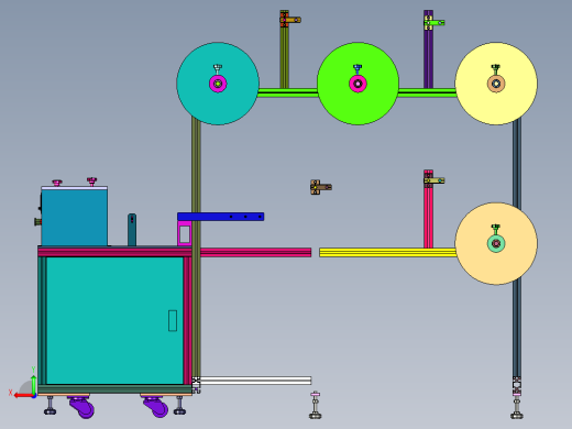 超声波布料压标滚切机后视缩略图