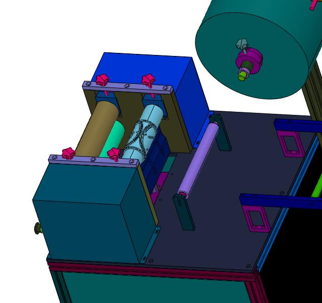 超声波布料压标滚切机