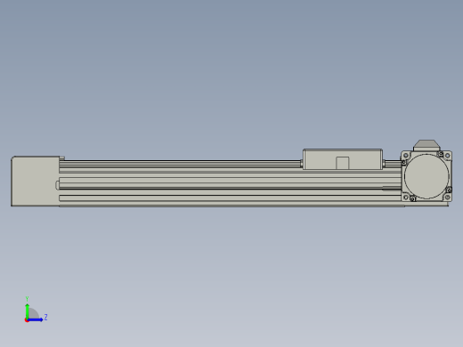 威洛博直线电机模组EB4-L80-S250-R-57-MS3左视缩略图
