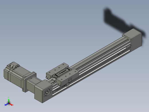 威洛博直线电机模组EB4-L80-S250-R-57-MS3正等轴测缩略图