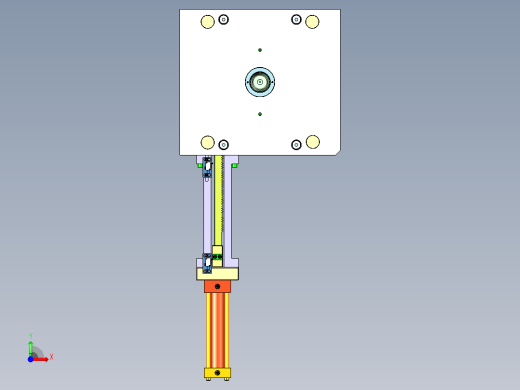 拖把手柄-退螺丝(牙芯带冷却)前视缩略图