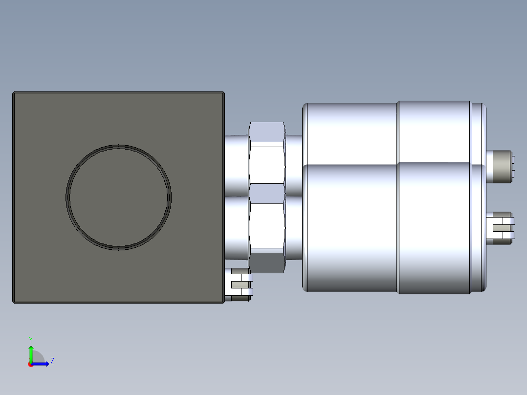 KOSMEKBEQ02□0-0多系列多零件图纸模型多系列多零件图纸模型左视图