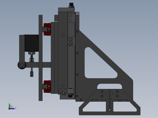 伺服气动挖掘机左视缩略图
