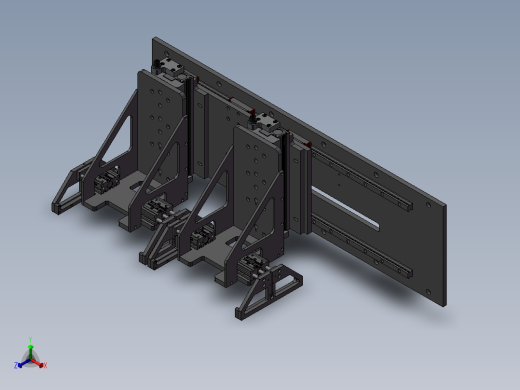 伺服气动挖掘机正等轴测缩略图