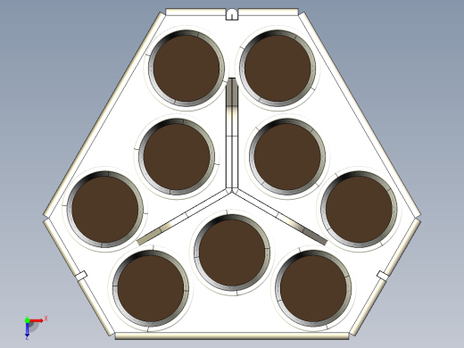 纸板架俯视缩略图