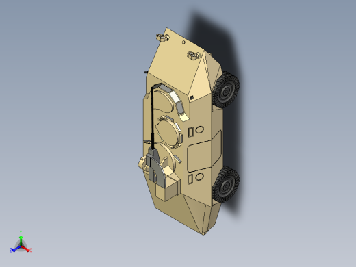 R3 T20 FA-HS轮式装Jia车外形简易