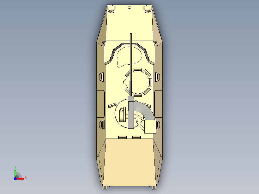 R3 T20 FA-HS轮式装Jia车外形简易前视图
