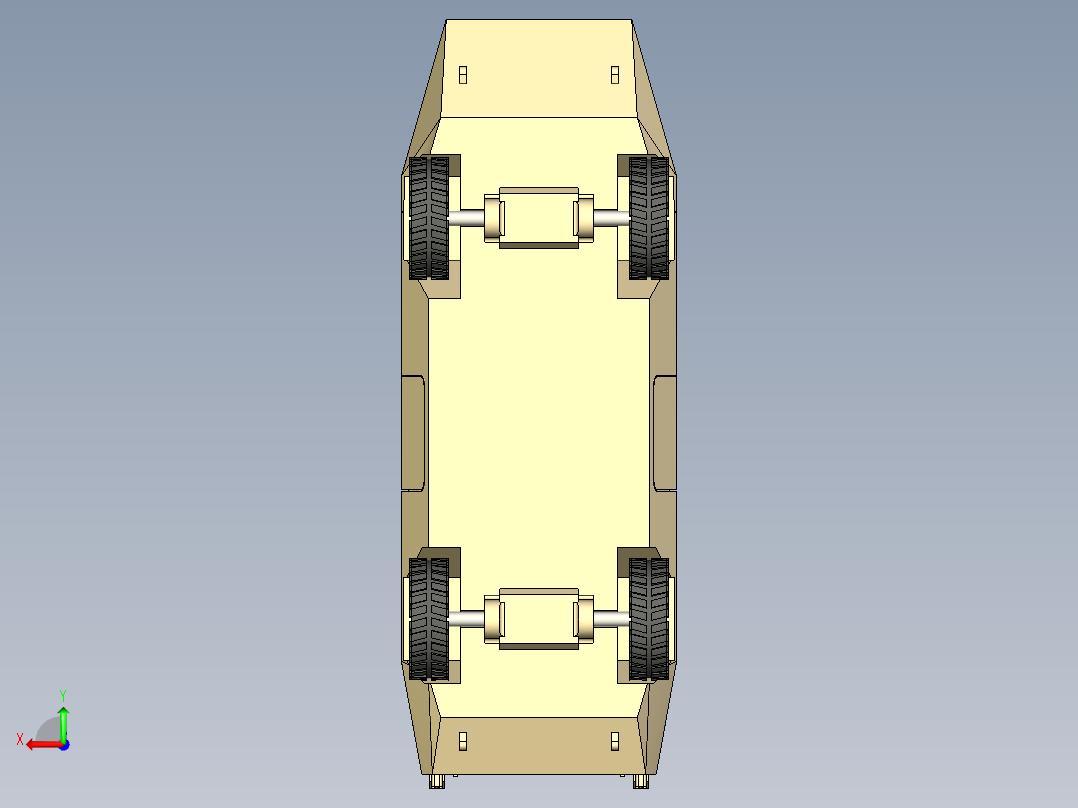 R3 T20 FA-HS轮式装Jia车外形简易后视图