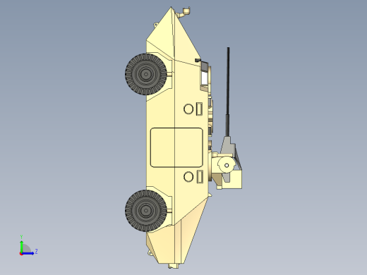 R3 T20 FA-HS轮式装Jia车外形简易左视缩略图